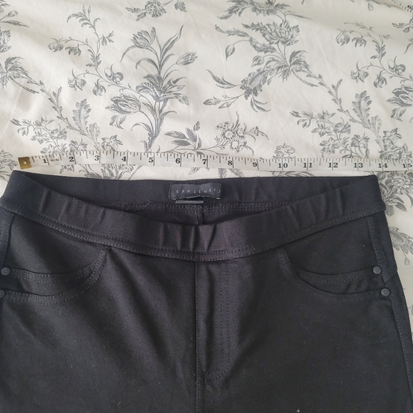 SANCTUARY Pull On Ponte Knit Slim Stretch Jegging Pants Women's Size M Black - Picture 11 of 16